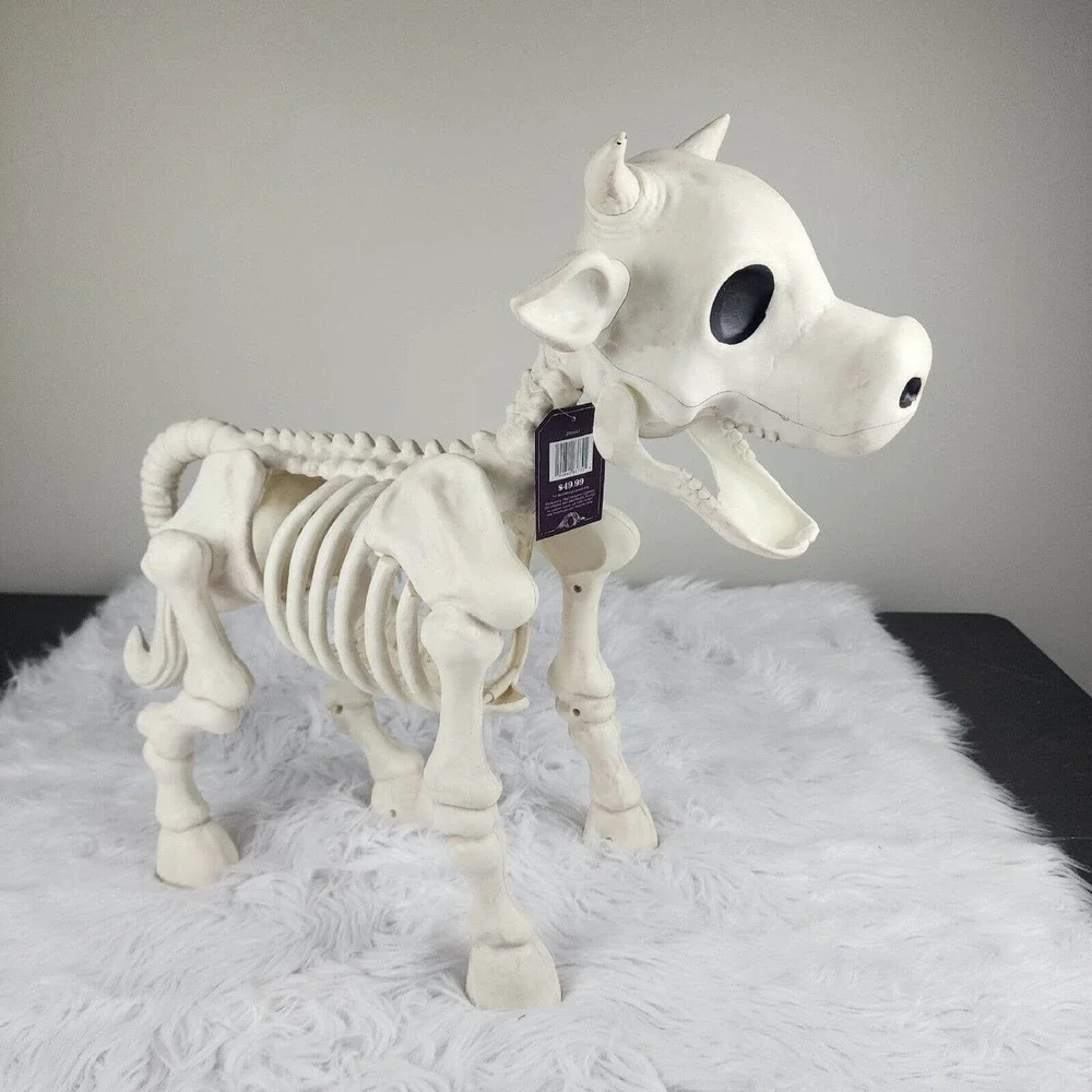 Red Shed Cow Skeleton Halloween Decoration Tractor Supply Tik Tok NEW SEALED